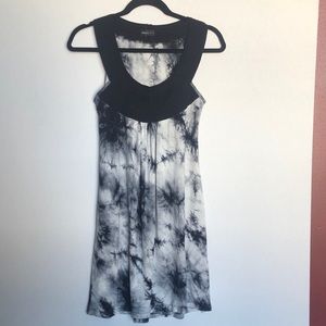 Black & White Tie Dye Dress NWOT